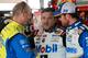 Tony Stewart with Marcos Ambrose and Brian Vickers
