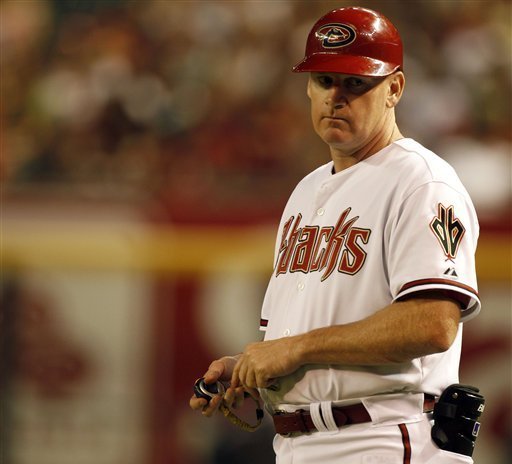 Curt Schilling pitched for the Arizona Diamondbacks in 2000-2003.