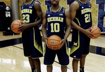 Caris LeVert, Derrick Walton and Zak Irvin are Michigan's top three.