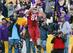 Arkansas tight end Hunter Henry snatches a touchdown pass against LSU.