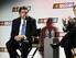 NASCAR president Mike Helton listens as chairman Brian France explains new Chase format.