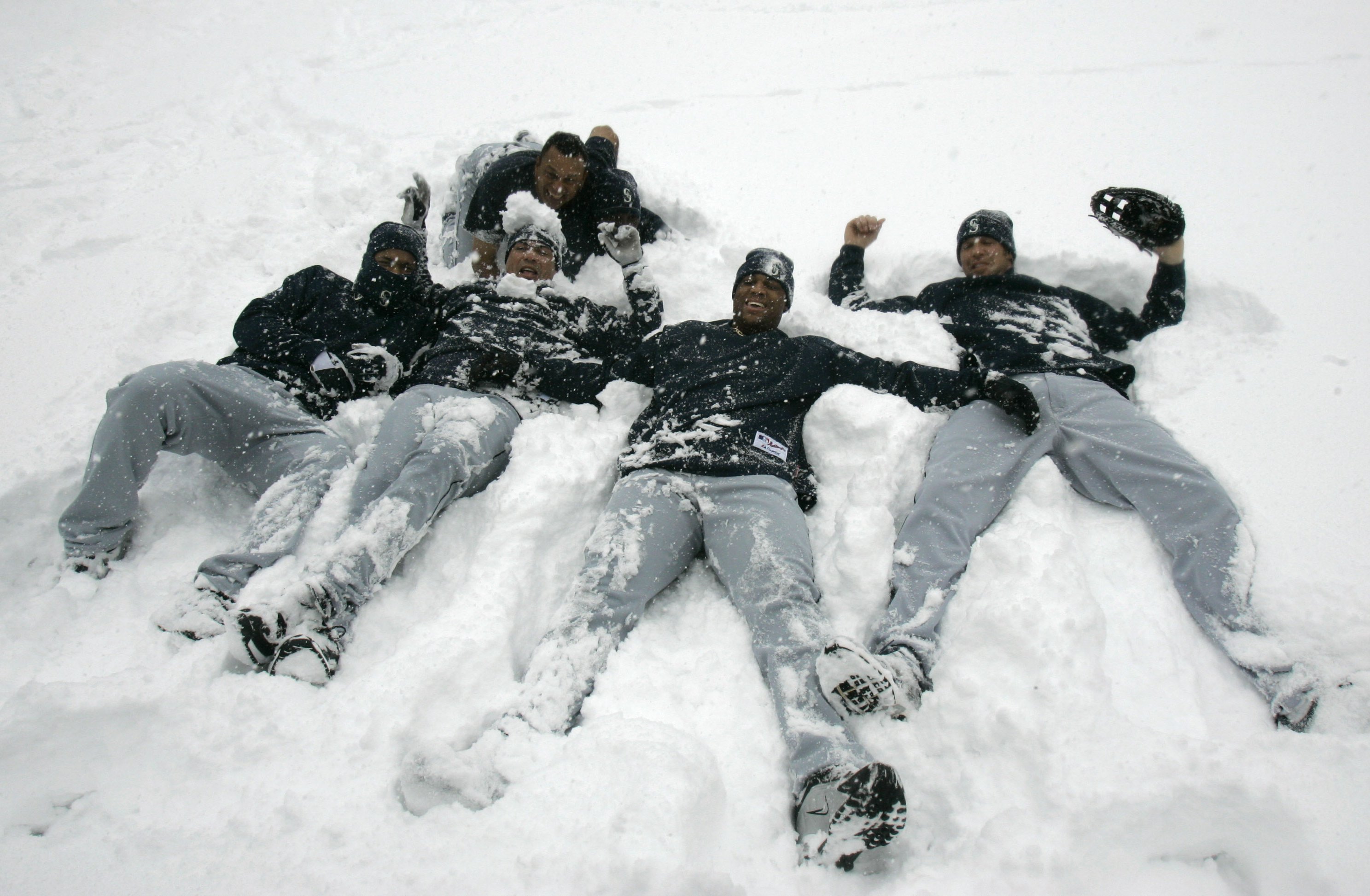 Snowstorm hits Buffalo and no one can actually see the NFL game going on