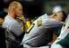 Sorry A's fans: Both Brandon Moss (left) and Josh Donaldson are no longer in Oakland.