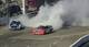 A crash during the last season of the Winston Cup.