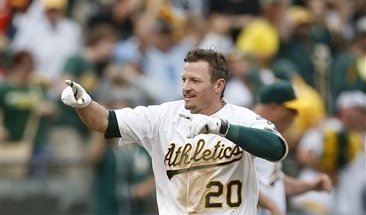 Athletics' Mark Canha to undergo MRI on left hip