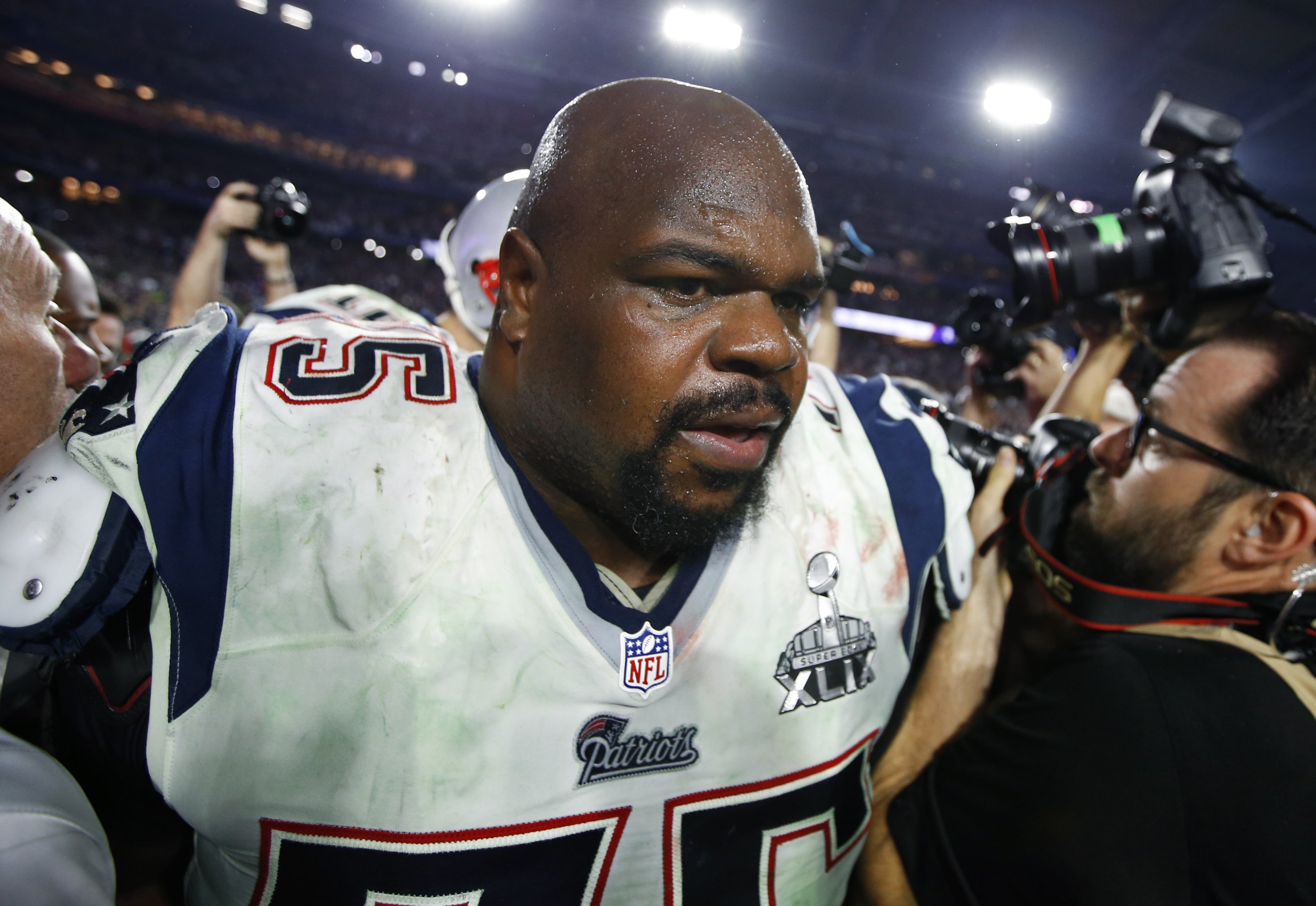 Vince Wilfork out with New England Patriots after team declines option, NFL
