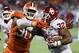 Samaje Perine ran over plenty of tacklers last fall in his first season with the Oklahoma Sooners.