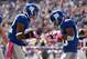 Rueben Randle (left) and Victor Cruz celebrate a catch in 2014.