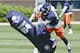 Jeremy Langford is one of five running backs competing to be Chicago's No. 2 running back this season.
