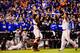 The 2014 World Series featured two wild-card teams in the Giants and Royals.