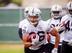 Roy Helu during running back drills