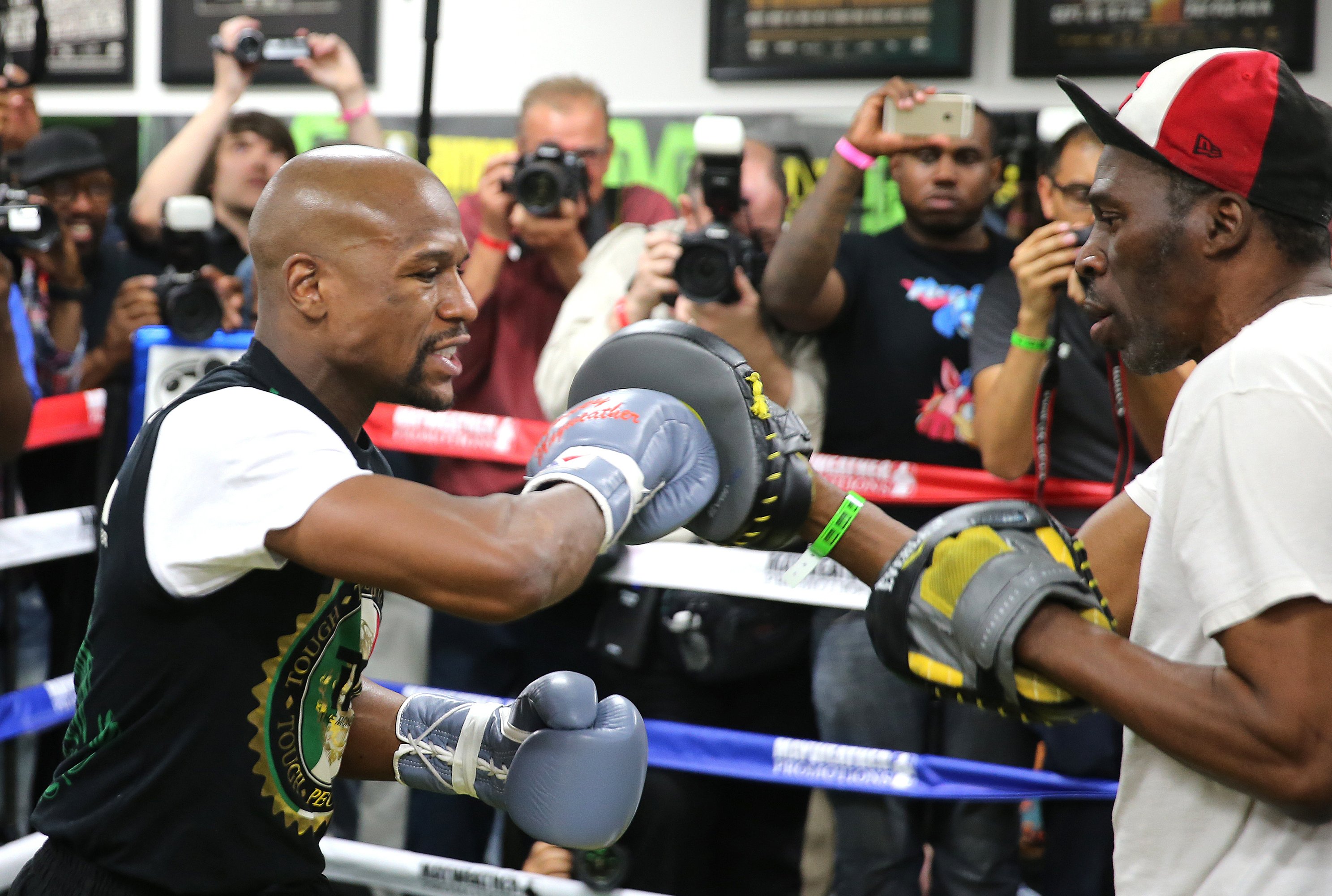 Mayweather Jr.'s hobby? Collecting money, of course
