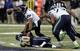 Seattle's new-look offensive line allowed Russell Wilson to be sacked six times.