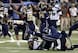 The offensive line was manhandled throughout the game, including Marshawn Lynch's final carry in overtime.
