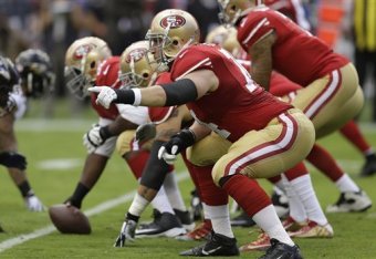 The 49ers O-line remains one of the more suspect units on both sides of the ball.