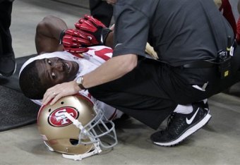 The 49ers lost starting running back Reggie Bush to a first-half injury, which put San Francisco's ground game in peril.