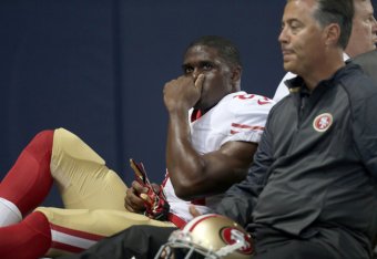 The injury bug was not kind to running back Reggie Bush and plethora of other 49ers in Week 8.