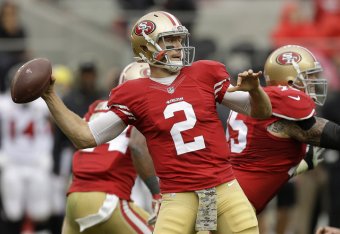 Gabbert looked notably more comfortable within the pocket compared to his counterpart Colin Kaepernick.