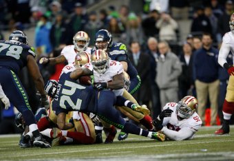 Can the 49ers figure out a way to stop running back Marshawn Lynch and the Seahawks offense in Week 11?