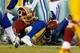 Jacksons' fumble was the turning point in the game.