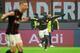 M’Baye Niang celebrates scoring AC Milan's third goal at the San Siro.