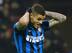 Mauro Icardi reacts after missing from the penalty spot.