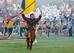 West Virginia has a unique but spirited Mountaineer mascot.