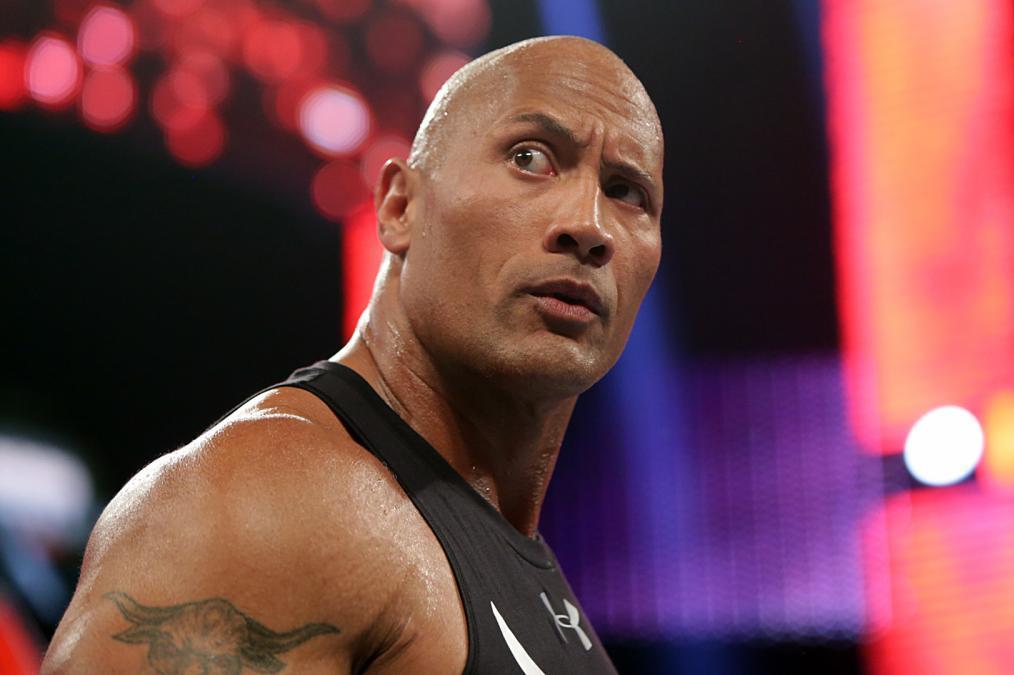 wwe rock fight