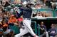 Outfielder Nick Markakis will serve as one of the Atlanta Braves veteran leaders. Will he be accompanied by a handful of other veteran outfielders?