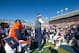 Auburn coach Gus Malzahn addresses his team before Saturday's A-Day spring game.