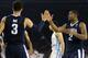 Josh Hart (3) and Kris Jenkins