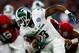 L.J. Scott will be a powerful force in Michigan State's ground game.