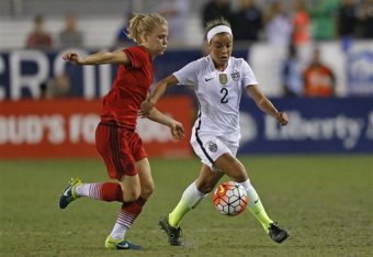 Mallory Pugh for the USA.