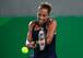 Madison Keys hits a backhand during the bronze-medal match at the 2016 Olympics in Rio.