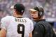 Saints QB Drew Brees (left) and HC Sean Payton