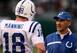 Colts QB Peyton Manning (left) and HC Tony Dungy