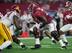 Alabama left tackle Cam Robinson (74) has looked better as the season's progressed.