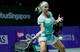 Svetlana Kuznetsova hits a forehand during a match at the 2016 WTA Finals.
