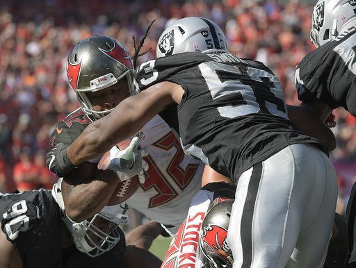 Buccaneers vs. Raiders results: Tampa Bay hangs on for wild 42-32 win over  Oakland 