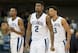 Kris Jenkins (2), Josh Hart (3) and Mikal Bridges (25) have repeat on the brain.