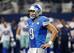 Detroit Lions quarterback Matthew Stafford walks to the sideline after fumbling the ball on a sack by the Dallas Cowboys in the second half of an NFL football game, Monday, Dec. 26, 2016, in Arlington, Texas. (AP Photo/Michael Ainsworth)