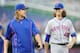 Starting pitchers Noah Syndergaard (left) and Jacob deGrom.