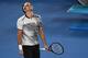 Roger Federer celebrates after winning a match at the 2017 Australian Open.