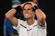 Rafael Nadal reacts to winning a nearly five hour match in the semifinals of the 2017 Australian Open.