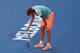 Alexander Zverev during a loss to Rafael Nadal at the 2017 Australian Open.