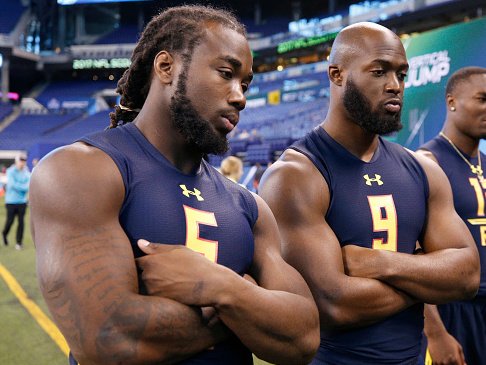 Nfl Combine 2017 Notebook Top Running Backs Show The Game
