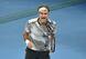 Roger Federer celebrates after winning his 18th Grand Slam, at the 2017 Australian Open.