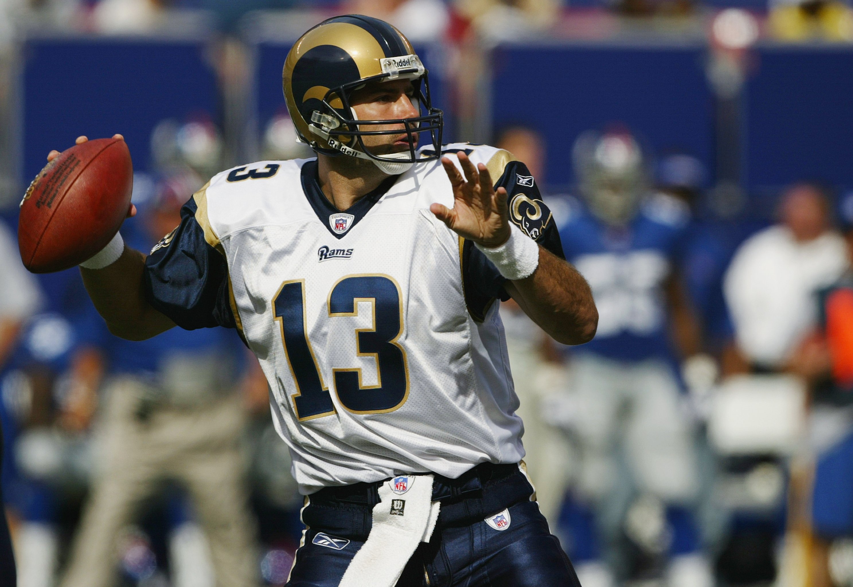 Kurt Warner on Rams number 13 retirement, QB Stetson Bennett taking it -  Turf Show Times