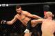 David Teymur (left) kicks Lando Vannata