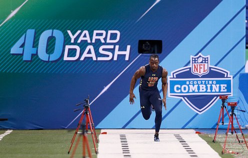 Buckner clocks 5.05 in the 40-yard dash at NFL Combine